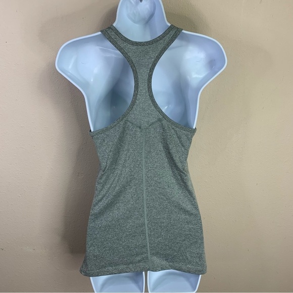 Small Nike Grey Dri Fit Sleeveless Tank Top Stretch 4 6 Athletic Activewear - Picture 7 of 10
